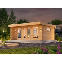 26 % reduziert! Modernes Fjordholz modernes Gartenhaus mit Flachdach Modell 24m² Unkategorisiert online kaufen 26 % reduziert! Modernes Fjordholz modernes Gartenhaus mit Flachdach Modell 24m² Unkategorisiert online kaufen
