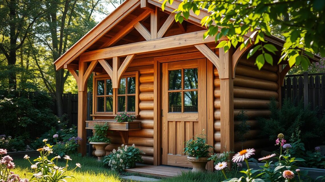 Wie lange hält ein Gartenhaus aus Holz?