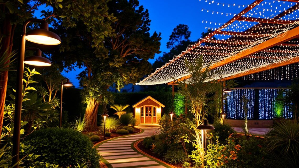 Moderne Gartenhausbeleuchtung für Ihr Garten-Paradies