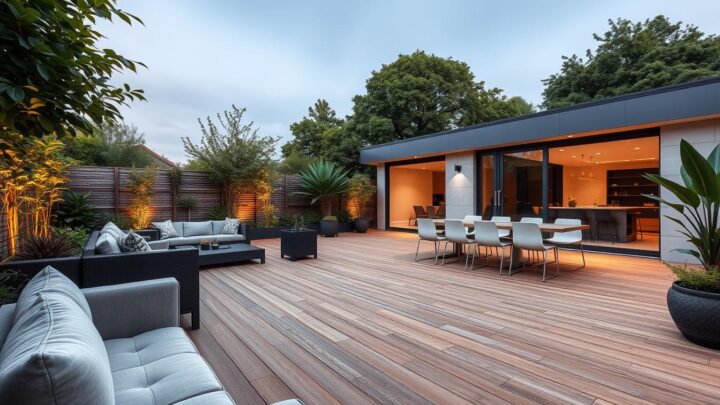 Moderne Terrassen Ideen für ein stilvolles Gartenhaus