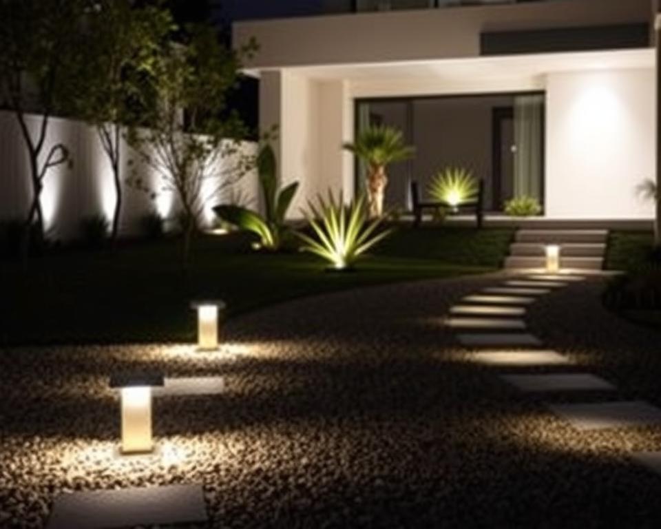 Moderne Gartenbeleuchtung LED-Leuchten