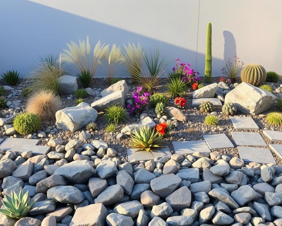 Moderner Steingarten Gestaltung Moderner Steingarten Gestaltung