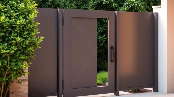 moderne Gartentore: Stylische Lösungen für Ihren Außenbereich
