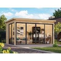 26 % reduziert! Fjordholz modernes Gartenhaus Modell Office IsoSlide 3