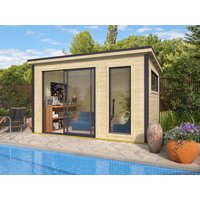 26 % reduziert! Fjordholz modernes Gartenhaus Modell Juist-1 12m²