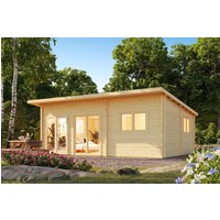 26 % reduziert! Fjordholz modernes Gartenhaus Modell Moderna 70 24m²