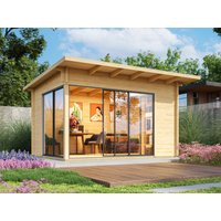 26 % reduziert! Fjordholz modernes Gartenhaus Modell Starla 44 A 12m²