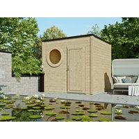 26 % reduziert! Fjordholz modernes Gartenhaus Modell Rondo 40 A 6m²