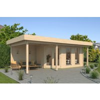 26 % reduziert! Fjordholz modernes Gartenhaus Modell Nora 44 I Modern 32m²