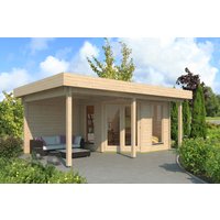 26 % reduziert! Fjordholz modernes Gartenhaus Modell Nora 44 G Modern 24m²