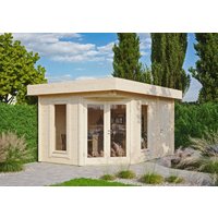26 % reduziert! Fjordholz modernes Gartenhaus Modell Nora 44 C Modern 24m²