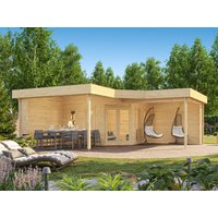 26 % reduziert! Fjordholz modernes Gartenhaus Modell Gabriel 44 24m²