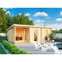26 % reduziert! Fjordholz Pultdach modernes Gartenhaus Modell Marianne 44 B 20m²