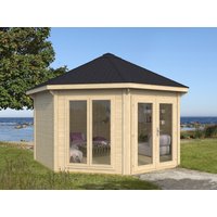 26 % reduziert! Gartenpavillon Modell Modern 17 m² mit 2 Fenstern 16m²