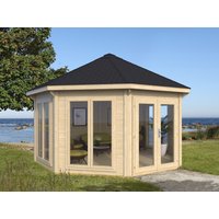 26 % reduziert! Gartenpavillon Modell Modern 12 m² mit 4 Fenstern 12m²