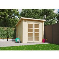 26 % reduziert! Fjordholz modernes Gartenhaus Modell Max 44 B 9m²