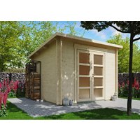 26 % reduziert! Fjordholz modernes Gartenhaus Modell Max 44 F 9m²