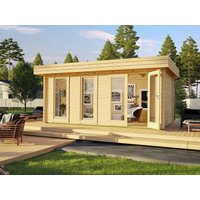 26 % reduziert! Fjordholz modernes Gartenhaus Modell Miriam 44 B Modern 15m²