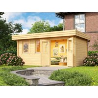 26 % reduziert! Fjordholz modernes Gartenhaus Modell Miriam 44 B Classic 15m²