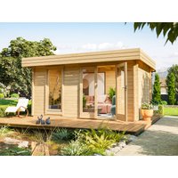 26 % reduziert! Fjordholz modernes Gartenhaus Modell Miriam 44 A Modern 15m²