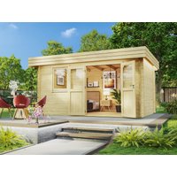 26 % reduziert! Fjordholz modernes Gartenhaus Modell Miriam 44 A Classic 12m²