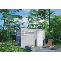 26 % reduziert! Fjordholz modernes Gartenhaus Modell Q-BIC Modern 44 C 16m²