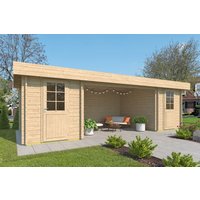 26 % reduziert! Fjordholz modernes Gartenhaus Modell Gorbea 44 32m²
