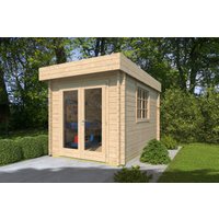 26 % reduziert! Fjordholz modernes Gartenhaus Modell Steve 44 9m²