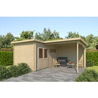 26 % reduziert! Fjordholz modernes Gartenhaus Modell Lola 28 18m²
