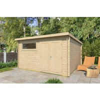 26 % reduziert! Fjordholz modernes Gartenhaus Modell Gent 28 G 12m²