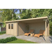 26 % reduziert! Fjordholz modernes Gartenhaus Modell Gent 28 B 24m²