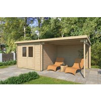 26 % reduziert! Fjordholz modernes Gartenhaus Modell Gent 28 A 24m²