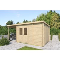 26 % reduziert! Fjordholz modernes Gartenhaus Modell Hobe 28 B 24m²