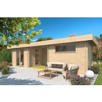 26 % reduziert! Fjordholz modernes Gartenhaus Modell Milan 44 27m²
