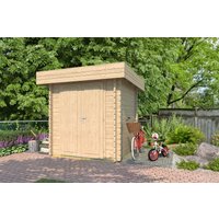 26 % reduziert! Fjordholz modernes Gartenhaus Modell Rob 28 A 25m²
