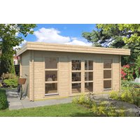 26 % reduziert! Fjordholz modernes Gartenhaus Modell Oban 44 24m²