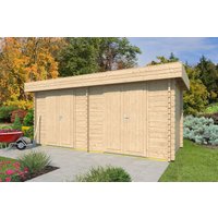 26 % reduziert! Fjordholz modernes Gartenhaus Modell Rob 44 B 10m²
