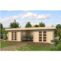 26 % reduziert! Fjordholz modernes Gartenhaus Modell Johann 44 18m²