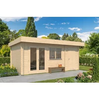 26 % reduziert! Fjordholz modernes Gartenhaus Modell Kurt 44 C 15m²