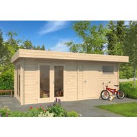 26 % reduziert! Fjordholz modernes Gartenhaus Modell Helmer 44 24m²