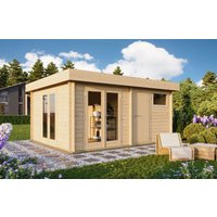 26 % reduziert! Fjordholz modernes Gartenhaus Modell Holm 44 20m²