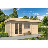 26 % reduziert! Fjordholz modernes Gartenhaus Modell Kurt 44 D 24m²