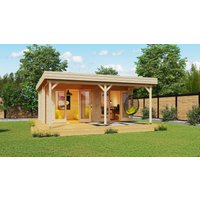 26 % reduziert! Fjordholz Gartenlounge Modell Rose 70 30m²