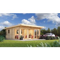 26 % reduziert! Fjordholz modernes Gartenhaus Modell Taunus 70 42m²