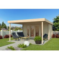 26 % reduziert! Fjordholz modernes Gartenhaus Modell Hakon 44 24m²