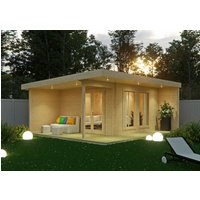 26 % reduziert! Fjordholz Gartenlounge Modell Klaus 44 24m²