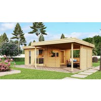26 % reduziert! Fjordholz Gartenlounge Modell Romie 70 24m²