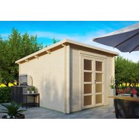 26 % reduziert! Fjordholz modernes Gartenhaus Modell Max 44 H 12m²