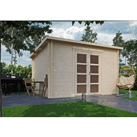26 % reduziert! Fjordholz modernes Gartenhaus Modell Max 44 G 9m²