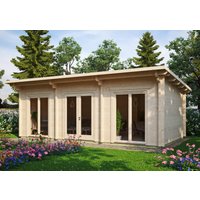 26 % reduziert! Fjordholz modernes Gartenhaus Modell Jacob 70 H 24m²